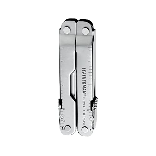 LEATHERMAN - Super Tool 300, Large multifunction tool with 19 tools and nylon sheath