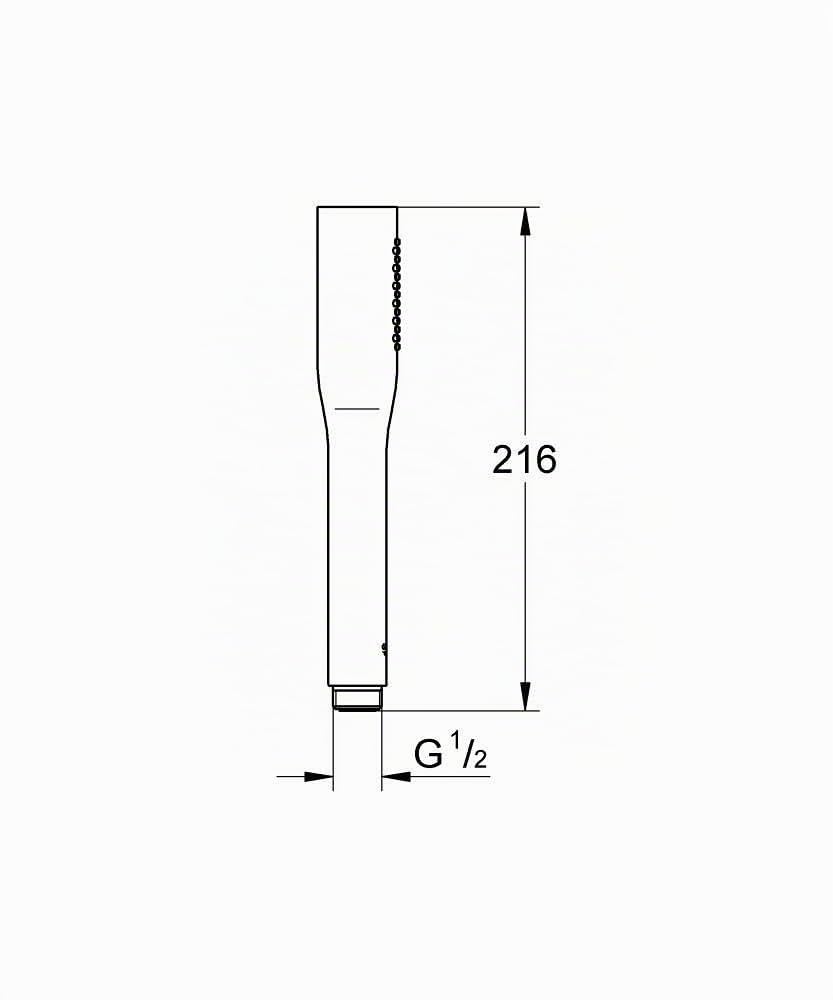 Grohe Vitalio Get - Alcachofa de ducha, Cromado, Ref. 27458000