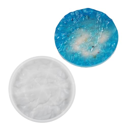 Wavy Silicone Mold Ashtray Cement Plaster Tray Epoxy Resin Casting Molds Craft Home Decoration