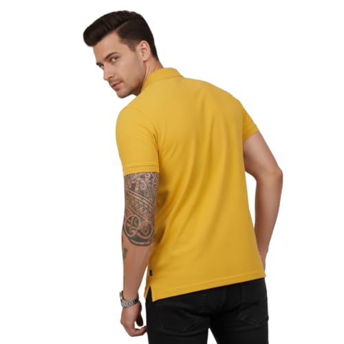 Image of Polo T Shirt for Man with Pocket, Polo T Shirts for Men, Summer Shirt with Collar, Half Sleeve, Cotton Blend, Light Weight, Comfotable Fit (Pack of 1) M to 3XL