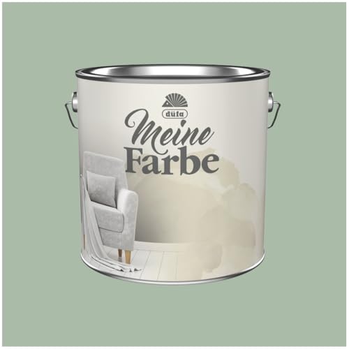 düfa Wandfarbe Meine Farbe 2,5 Liter hochwertige Zimmerfarbe & Deckenfarbe für ein warmes Raumklima Edelmatte Premium-Optik Innenraumfarbe (Im Herzen der Highlands)