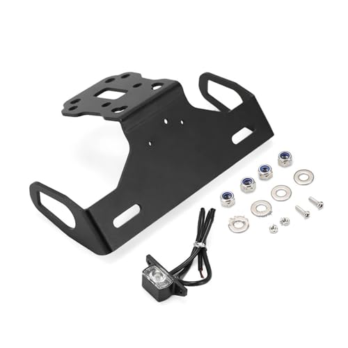 Support plaque Z1000 anti vibration pour remplacer la bavette origine avec LED moto