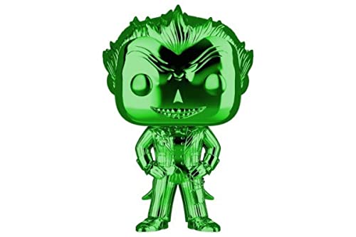Funko , Multicolor,Fk42336 Dc Pop! Heroes Vinyl Figure The Joker (Green Chrome) 9 Cm