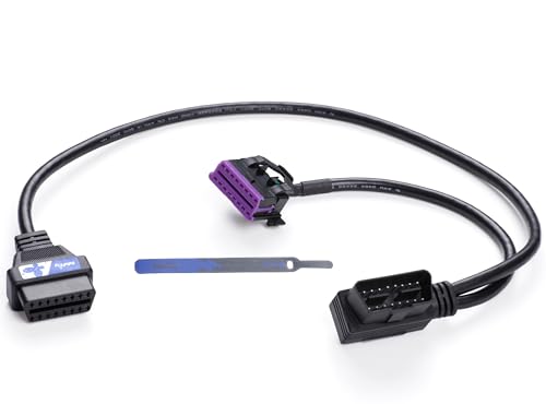 OBDII Splitter für VW and Audi, bbfly-B66 OBD 2 Splitter 2-Wege Verlängerungskabel 2FT/60CM (B66 for VW and Audi)