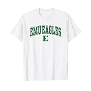 Eastern Michigan Eagles Arch Over Logo Officially Licensed T-Shirt