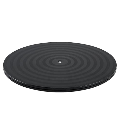 Image of HSTECH 14 Inch Heavy Duty Rotating Swivel Stand - Lazy Susan with Steel Ball Bearings for Model Base /Rotating Plants /Crafts Stand Monitor /TV /Monitors /Potted Plants (360˚ Rotation)