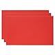 PATIKIL 6x10 Zoll Eloxierte Aluminiumblech, 3 Stück Laserplatten Gravur Rohlinge 0,5MM Dünn Rechteck für Basteln DIY Haus Lasergravur, Rot