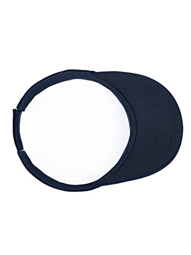 Century Star Visors For Women Mens Sun Visor Hats Sports Outdoor Hat Tennis Running Summer Adjustable Cap Sun Protection Navy Blue One Size #TOP3