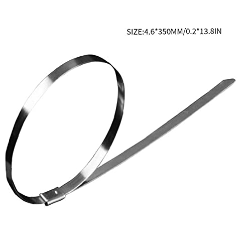 Kabelbinders Rvs Herbruikbare Metalen Heavy Duty Vergrendeling voor Eenvoudige Installatie Thuis Kantoor Garage Workshop… - Image 4