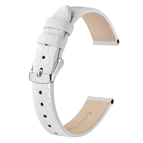 BISONSTRAP Bracelet De Montre En Cuir Véritable Avec Boucle Or/Or Rose - 18mm 20mm 22mm, Remplacement Premium Rétro