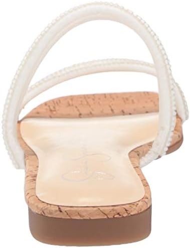 Jessica Simpson Women's Raexe Slide Sandal, White, 8 | Image 2