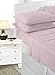 Price comparison product image K Collection Double Size Percale Fitted Sheet - Soft Polycotton, 23cm Deep Pocket - Baby Pink