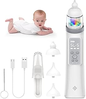 Nasal Aspirator for Baby, Baby Nose Sucker Mumgaroo Electric Nose Suction for Baby/Infant/Newborn/Toddler - 5 Levels & Music & Light Function, Automatic Booger Sucker Rechargeable Baby Nasal Aspirator