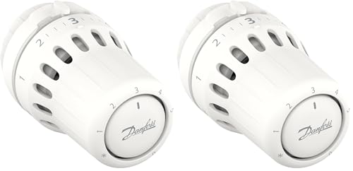 Vanne thermostatique Danfoss React RA Click intégrée lot de 2 pour radiateur - 2