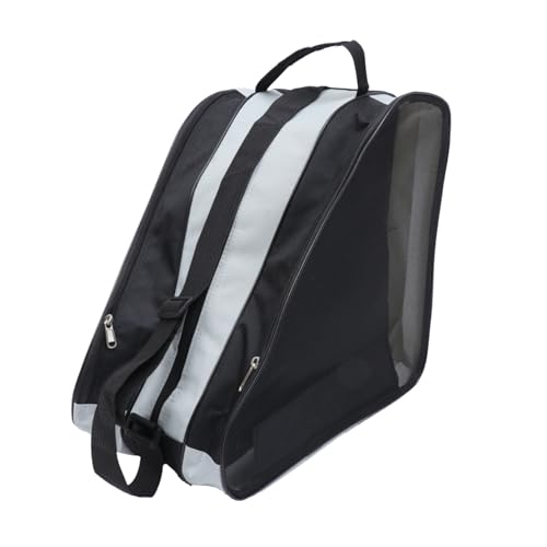 INOOMP Roller Skate Wheel Bag Holder Ice Skating Bag for Boys and Girls Handbag Storage Pouch Lightweight Black Fashionable Look