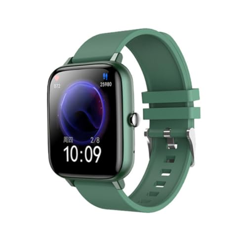 Jcasbdn Smart Watch Waterproof Waterproy Smartwatch Heart Rastreing Dispositivo de rastreo Pulsera Mira Verde