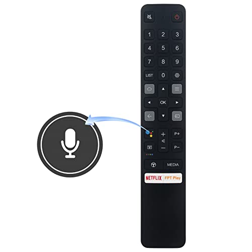 ROLLGAN BTZNYY-IRC901V Replace Remote Control compatible with TCL BTZNYY-IRC901V RC901V FMR7 K610B 55K610B 32F510BX1 F510B - Image 2