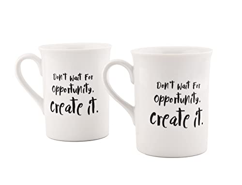 Image of Hitkari Potteries Coffee Mugs Set of 2 | 350ml Coffee Cups & Mug for Women | Home & Kitchen Porcelain Coffee Mugs for Morning & Evening | Food Grand Tea Cups for Gift Birthday