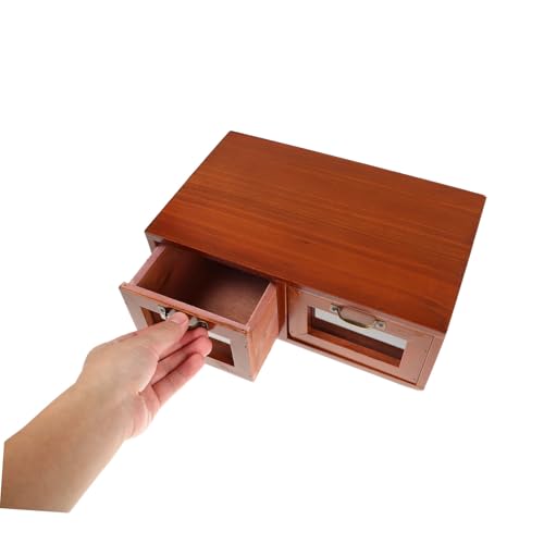 Support écran bois avec tiroir et rangement bureau ergonomique