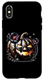 Photo Gallery floral pumpkin graphic for goth mom jack o lantern halloween custodia per iphone x/xs Photo Gallery floral pumpkin graphic for goth mom jack o lantern halloween custodia per iphone x/xs