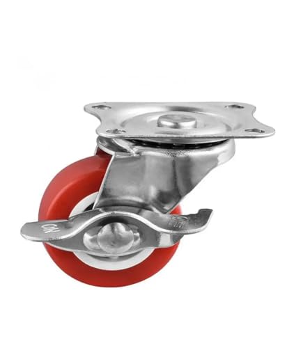 Roulettes de frein pivotantes 1,5 pouces pour stabiliser vos meubles sans rayer le sol