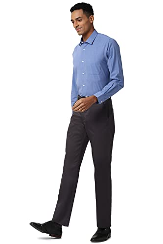 Image of Peter England Men's Regular Straight Formal Trousers