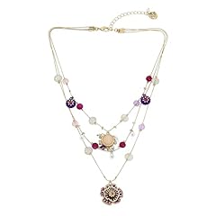 Flower Charms Purple/Gold