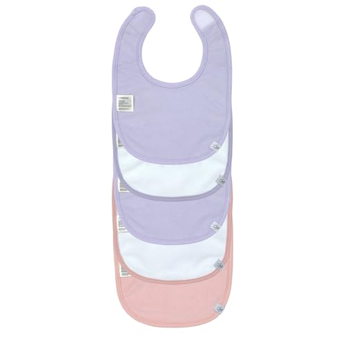 LÄSSIG Baby Kleinkind Lätzchen Set (5 St.) Klettverschluss Baumwolle wasserdicht/Value Pack Bib Happy Fruits Cherry – Ansicht 2