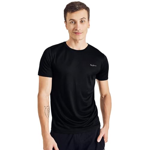 Pepe Jeans Men's Polyester Regular fit T-Shirt