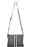 Die Marke GUESS ist bekannt für schicke, hochwertige und modische Taschen. Aber auch sportliches Design sieht bei dieser Tasche umwerfend aus. Die Umhängetasche kann am verstellbaren Schulterriemen flexibel angepasst werden. Maße: 28 x 21 x 3 cm
