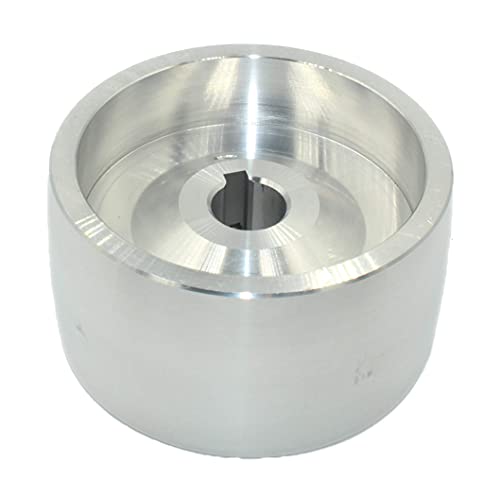 LASANA SMART MACHINES Riemenschleifer-Antriebsrad CNC-bearbeitetes Riemenschleifer-Antriebsrad für Messerschleifer, 100 mm Durchmesser, 5.5 cm breit, 19 mm Bohrung, Nylon, Grob