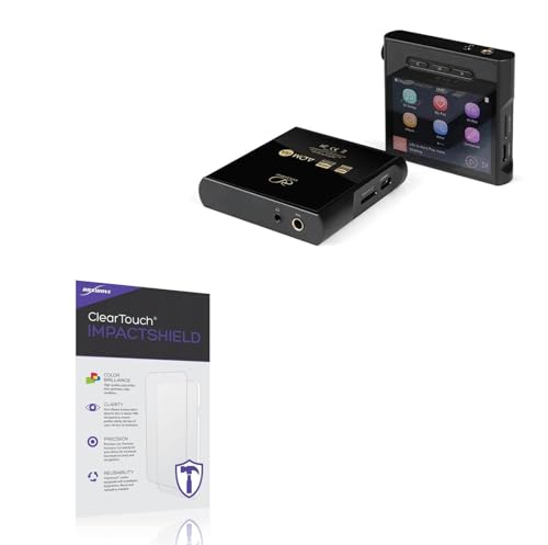 BoxWave Screen Protector Compatible With Shanling M1s - ClearTouch ImpactShield (2-Pack), Impenetrable Screen Protector Flexible Film