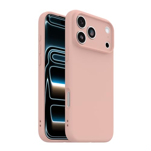 Image of OtterBox iPhone 17 Pro Max Figura Series Case - Rose Smoke Pink - Aesthetic, Silicone Phone Cases, Protective Minimalist Design, MagSafe iPhone Case with Camera Protection