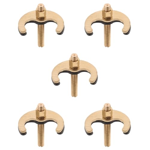 OSALADI 3 Sets Sturdy Metal Faucet Nut Kitchen Faucet Fastening Washer Tap Fixing Tool Antiloosing Cap Easy Installation