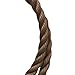 Koch 5011635 Twisted Polypropylene Rope, Perfect for Outdoor, Gardening, Landscaping, and Shipping, 1/2 by 50 Feet, Brown, 420 lbs. Working Load Limit