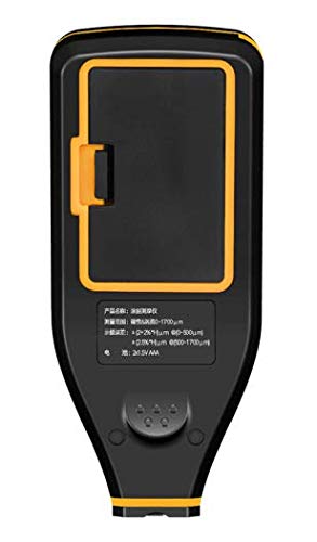 Medidor Digital de Espesor de Recubrimiento SW-6310A, Rango 0-1700 μm para Metales Ferrosos y No Ferrosos, con Memoria para 30 Mediciones miniatura 4