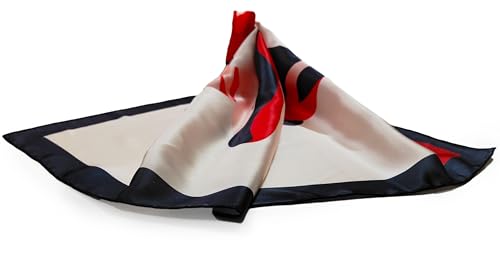 Image of Satin Silk Small Square Scarf for Women, Printed Soft and Comfy Neck Head Tie Scarf Bandana