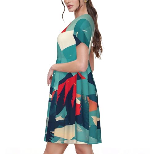 Robe d'été décontractée pour le shopping et le week-end