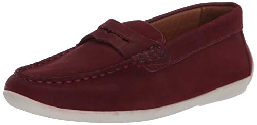 Driver Club Usa Unisex Kids Boys/Girls Leather Driving Loafer With Penny Detail, Rust Nubuck, 3 M Us Little #TOP20