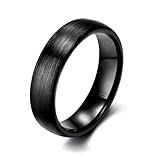 ✨Vestibilità versatile – L’anello modulabile per Uomini è disponibile nelle taglie 23 e si adatta a qualsiasi Uomini. Può essere indossato anche come anello per il pollice, anello a fascia, Anello fascia regolabile Trafilatura Nero. Perfetto per mignolo, stacking, fedi nuziali, fidanzamento, anniversario o promessa. Si adatta al tuo stile.