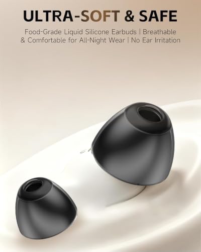 Image of Sleep Earbuds, Comfort Design for Side Sleeper, Noise Cancelling Headphone