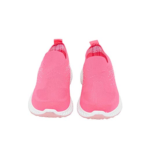 Image of shoexpress Womens Textured Walking Shoes with Slip-on Styling Walking Shoes