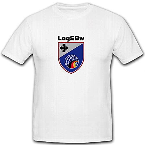 T-shirt avec logo militaire Subke 11528 blanc grand confort pour le week-end