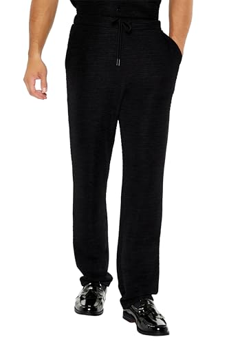 Forever 21 Men's Textured Slim-fit Straight Pants2