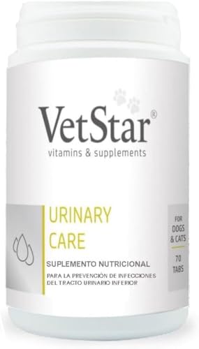 VetStar Suplemento Urinario - Perros y Gatos - Natural y Eficaz - Prevención Infecciones Urinarias...