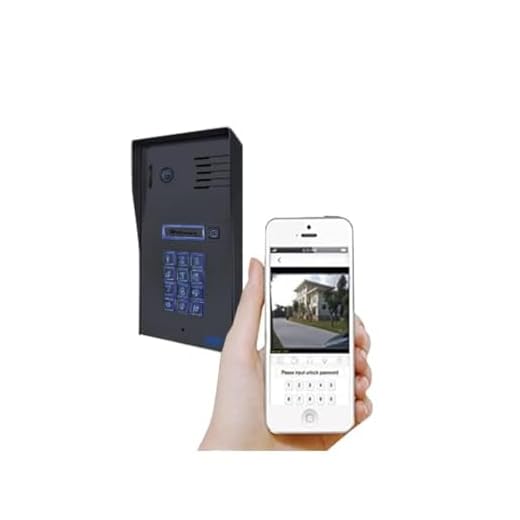 GBF Smart Video Door Phone & Doorbell Intercom System with a Smart keypad(PL963PMBL-POE)- 1080P Camera, Built in POE, Control Two Locks remotely, Timed Unlock