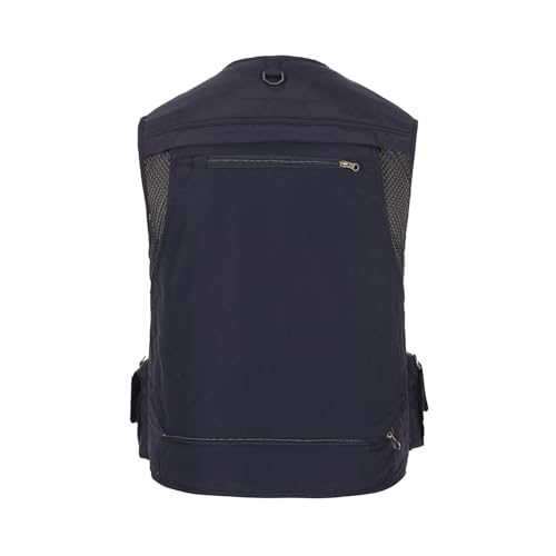 Image of Hbufnha Outdoor Fishing Hunting Vest Multi Pockets Work Cargo Jacket