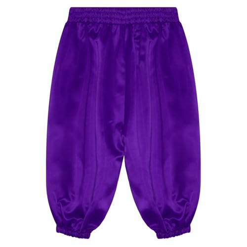 Big Boys Girls Victorian Capri Pants High Waist Elastic Shorts Renaissance Fairs Bloomer4