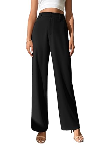 Image of Elendra Women Lycra - Bootcut Trousers Pant Wide Leg