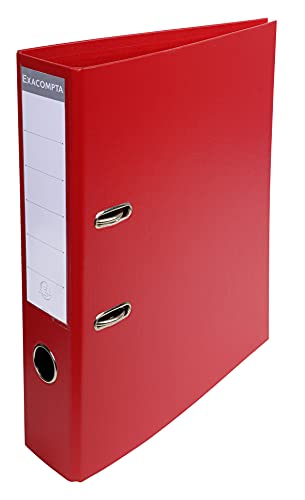 Classeurs à levier A4 Exacompta rouge pour éviter le désordre des papiers